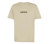 adidas Herren Essentials Linear Single Jersey Tee, Wonder Cargo/Black, XL
