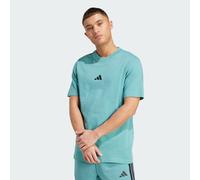 Adidas Essentials Single Jersey Logo T-Shirt Mens Powder Teal SL 2XL Male