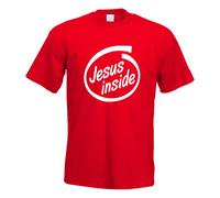 T-Shirt Jésus À L'Intérieur De La Voiture Imprimé Design Amusant
