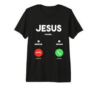 T-Shirt « Jesus is Calling Christian » T-Shirt Haut de Gamme