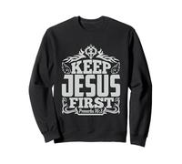 T-Shirt « Jesus is My King », t-Shirt Faith Love God Sweatshirt