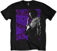 Jimi Hendrix - T-Shirt # M Black Unisex # Purple Haze [Import]