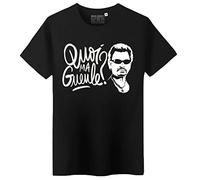 T-Shirt Johnny hallyday Homme, Quoi ma Gueule, 100% Coton, imprimé en France (S)