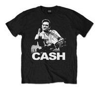 T-shirt johnnycash american rebel unisexe noir taille m Noir G