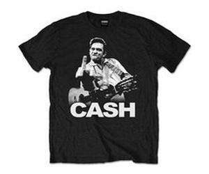 T-shirt johnnycash american rebel unisexe noir taille m Noir G