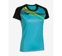T-shirt Joma Elite X manche courte bleu ciel noir femme - L
