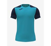 T-shirt Joma Record II Bicolore manche courte turquoise bleu marine - XL