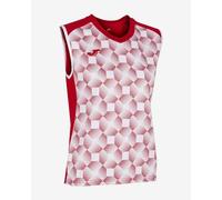 T-shirt Joma Supernova III sans manches rouge blanc femme - XL