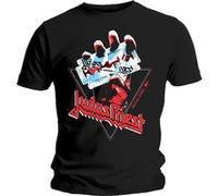 T-shirt judaspriest british steel hand triangle unisexe noir taille xl Noir G