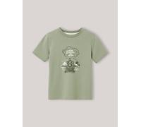 T-shirt jules verne en coton biologique sauge 8A