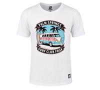 T-shirt Junior Garçon En Jersey Imprimé Devant Van Blanc/bleu/rose/jaune/noir 10A