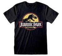 T-shirt Jurassic Park Distressed Original Logo noir pour homme : XX Large Noir G