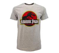 T-shirt Jurassic Park original gris produit officiel Dinosauri Jurassic World T-shirt unisexe - Gris - Small