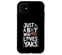 T-Shirt « Juste Un garçon Qui Aime YAKS » Funny Yak Coque pour iPhone 11
