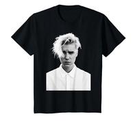 T-Shirt Justin Bieber Official Purpose Tour Photo Dateback T-Shirt, Enfant, Noir, 6 Ans