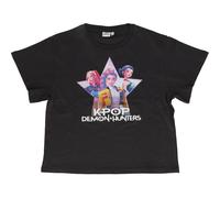 T-shirt 'k-pop Demon Hunters' Manches Courtes En Coton Gris 12A