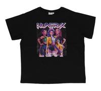 T-shirt 'k-pop Demon Hunters' Manches Courtes En Coton Noir 12A