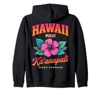 T-Shirt Kaanapali Maui Hawaii Beach Paradise Summer Island Style Sweat à Capuche