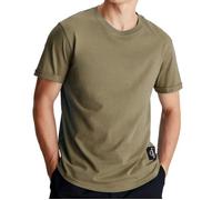 T-shirt Kaki Homme Calvin Klein Jeans Badge Turn Up XL