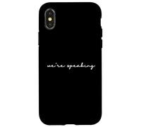 T-Shirt Kamala Harris 2024 for President, We're Speaking Quo Coque pour iPhone X/XS