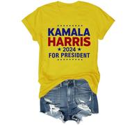 T-shirt Kamala Harris 2024 pour président, t-shirt Kamala pour président, t-shirt Kamala Harris 2024 pour président, jaune, M