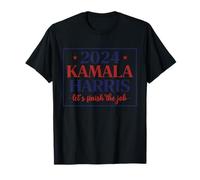 T-Shirt Kamala Harris for President 2024, Let's Finish The J T-Shirt