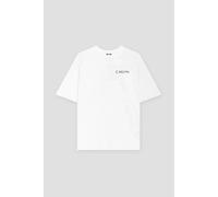 T-shirt Kaotiko blanc en coton Cheers Blanc L