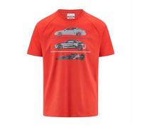 T-Shirt KAPPA - BWT Alpine F1 Team 2023 - Orange pour Garçon - Manches courtes 12 ans