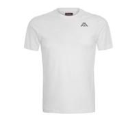 T-shirt - KAPPA - Cafers - Col arrondi - Blanc - 100% coton L