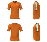 Kappa Coen Slim 222 Banda Short Sleeve T-shirt Orange XL