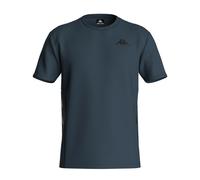 Kappa T-shirt Irateko manches courtes col rond coton empiècement en maille Bleu L Homme