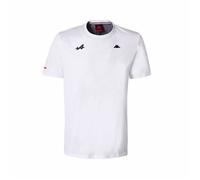 T-shirt KAPPA Luc BWT Alpine F1 Team Homme - Blanc - Manches courtes - Multisport - Respirant XXXXL