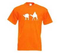 T-Shirt Karawane De Chameaux Du Désert Pour Hommes Imprimé Design