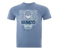 T-SHIRT - KENZO - Tigre - Bleu - Manches courtes - 100% coton XS
