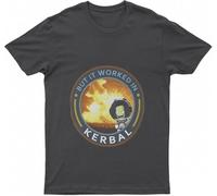 T-Shirt, Ker-Bal Space Pro-Gram Woens 90s Vintage Video Game Merch Tee Cotton Player Character Graphic Retro Gifts(XX-Large)
