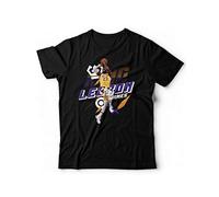 T-shirt King James 23 Finals Play off Champions de Basket-ball USA, Noir , Large
