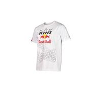 Kini Red Bull 2.0 TR, t-shirt L Blanc/Gris Blanc/Gris
