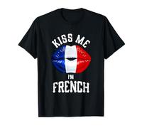 T-shirt Kiss Me I'm French ! France Pride T-Shirt