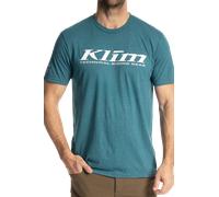 §T-Shirt Klim K Corp Bleu Sarcelle Chiné-Blanc§