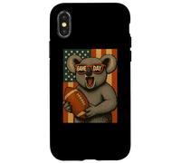 T-Shirt Koala Football Amusant Retro Game Day Coque pour iPhone X/XS