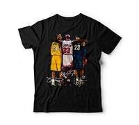 T-Shirt Kobe 24 Basket USA Michael 23 Lebron 23 Champions Basketball Légende, Noir, Large