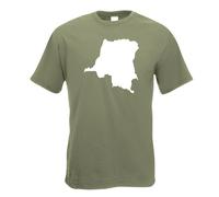 T-Shirt Kongo, République Démocratique Pour Hommes Funshirt Imprimé Design