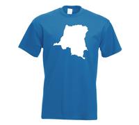 T-Shirt Kongo, République Démocratique Pour Hommes Funshirt Imprimé Design