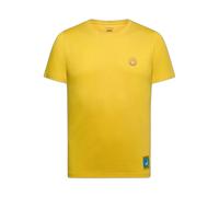 La Sportiva T-shirt manches courtes Climbing On The Moon Jaune Taille S Homme