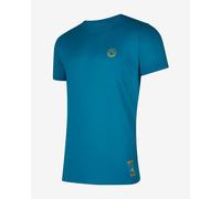 La Sportiva - Climbing on the Moon T-Shirt M - T-shirt homme Turchese / Giallo - XL