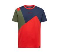 La Sportiva - Dude - T-shirt technique - S - mountain red / night sky