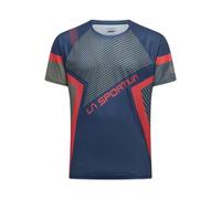 LA SPORTIVA Flow T-shirt M - Homme - Bleu / Rouge - taille S- modèle 2026