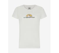 T-shirt La Sportiva Footstep Tee manche courte blanc jaune femme - L