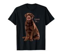 T-shirt Labrador Retriever chocolat pour chien, maman, papa, chiot T-Shirt