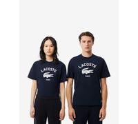 T-shirt Lacoste Big Logo Ultra-Dry à manches courtes bleu marine - XS